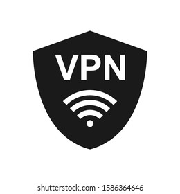 VPN icon vector. Virtual Private Network icon. Internet Security VPN Concept Icon
