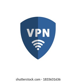 VPN icon. Virtual private network symbol. Internet security concept. Vector illustration