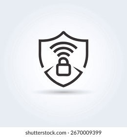 Design de logotipo da VPN
