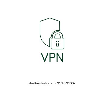 Vpn Logo, Icon Vector Illustration 