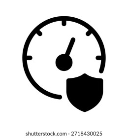 Ilustração De Design De Símbolo Vetor De Ícone De Desempenho Vpn