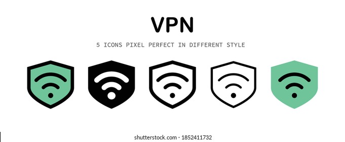 Vpn pixel-perfect icon for design work such as website, application, infographic, book, magazine, presentation, poster, screen printing.