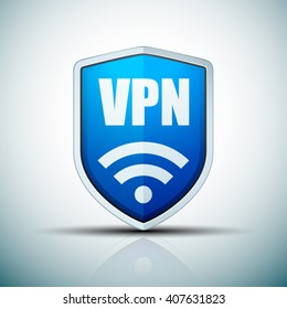 VPN Safety Shield sign