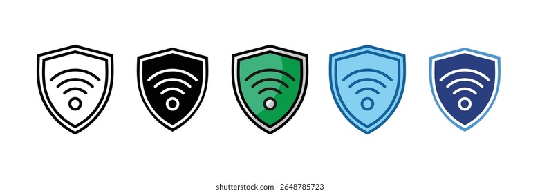 Elemento De Icono De Escudo Vpn Para Diseño