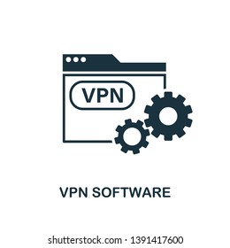 Vpn Software icon. Creative element design from icons collection. Pixel perfect Vpn Software icon for web design, apps, software, print usage.