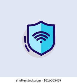 VPN. Vector modern line design illustration icon