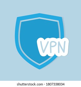 VPN (Virtual Private Network) acronym concept - vector illustration