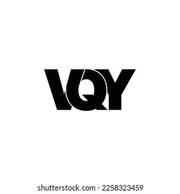 VQY-Buchstaben-Monogramm-Logo-Design, Vektorgrafik