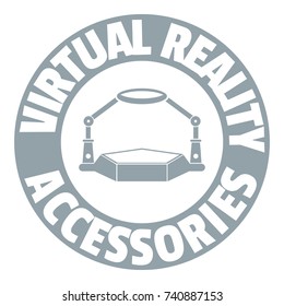 Vr arena logo. Simple illustration of vr arena vector logo for web