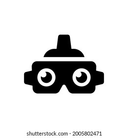 Vr cardboard icon. Vector EPS file.