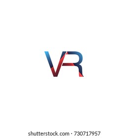 VR company linked letter logo. Innovation device