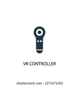 VR controller icon. Simple element illustration. VR controller concept symbol design. Can be used for web and mobile.