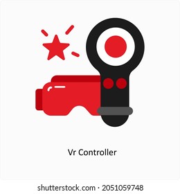 Control de VR o diseño de icono remoto