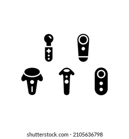 Vr Controller set icon isolated on white background