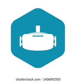 Vr device icon. Simple illustration of vr device vector icon for web