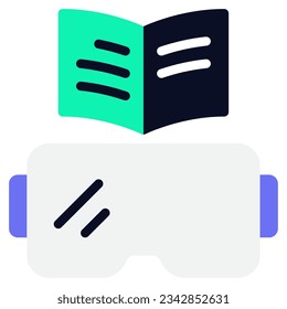 VR Education Icon for uiux, infographic, etc