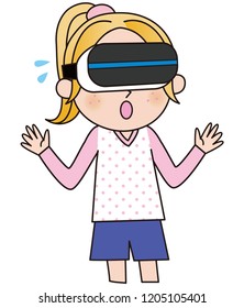 VR female surprise
