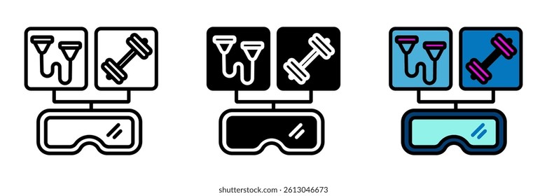 VR Fitness App is an exercise application that turns workouts into immersive experiences using VR environments.