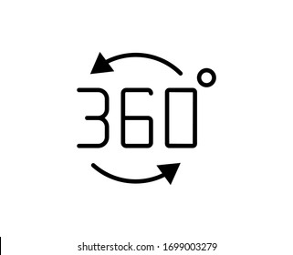 Vr flat icon. Single high quality outline symbol for web design or mobile app.  Vr thin line signs for design logo, visit card, etc. Outline pictogram EPS10