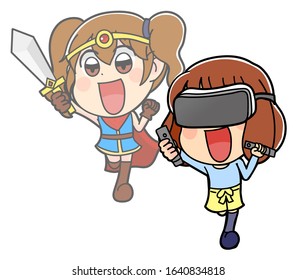 
VR Game Child Gender Character Deformation Animation