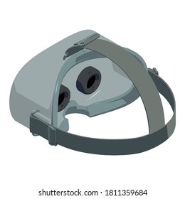 Icono de gafas de juego Vr. Isometric del vr gafas vectoriales del juego para el diseño web aislado en fondo blanco