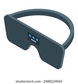 Vr gaming mask displaying game status while protecting eyes from sunlight