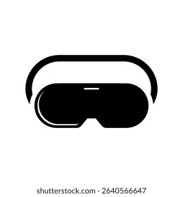 VR gear icon. White background.