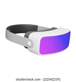 Vr Brille 3d Symbol. Brille der virtuellen Realität. Ein Gerät mit einer Linse, die auf Ihr Handy passt. Einzelnes Objekt auf transparentem Hintergrund