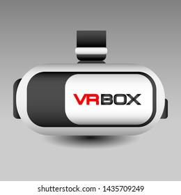 VR glasses 3d virtual reality icons 