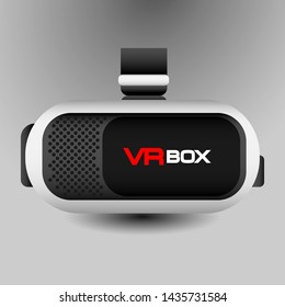 VR glasses 3d virtual reality icons 