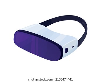 VR glasses. Device for virtual reality. Headset for computer, phone or smart phone.