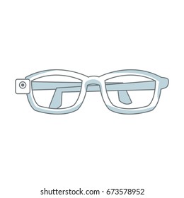 vr glasses futurist technology simulation