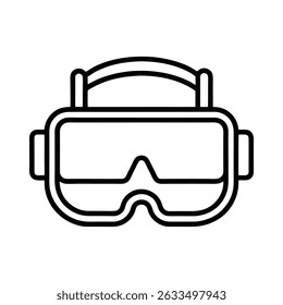 VR Glasses with Head Strap – Tech Gadget for 3D Simulation