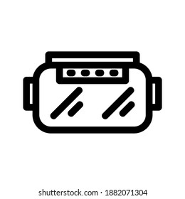 VR Glasses icon or logo isolated sign symbol vector illustration - high quality black style vector icons
