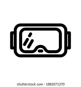 VR Glasses icon or logo isolated sign symbol vector illustration - high quality black style vector icons
