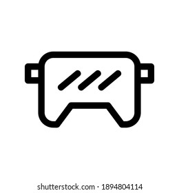 vr glasses icon or logo isolated sign symbol vector illustration - high quality black style vector icons
