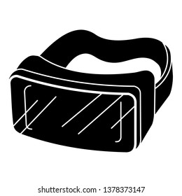 Vr glasses icon. Simple illustration of vr glasses vector icon for web design isolated on white background