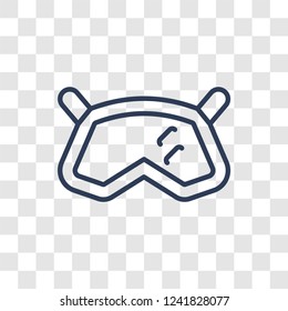Vr glasses icon. Trendy linear Vr glasses logo concept on transparent background from Artificial Intellegence and Future Technology collection