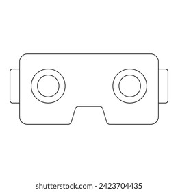 VR glasses icon vector illustration design