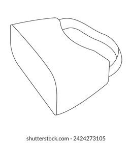 VR glasses icon vector illustration design