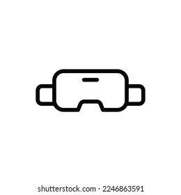 VR glasses icon. Virtual reality sign vector
