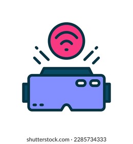 vr glasses icon for your website, mobile, presentation, and logo design.