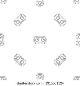 Vr glasses pattern seamless vector repeat geometric for any web design