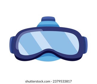 vr glasses technology illustration vector isolated