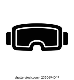 Icono De Vector Vector Vr Glasses Para Uso Personal Y Comercial.
