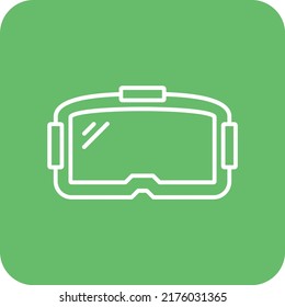 Vr Brille Vektorsymbol. Kann für Druck-, Mobil- und Web-Anwendungen verwendet werden.