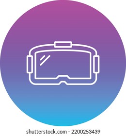 Vr Glasses vector icon. Can be used for printing, mobile and web applications.