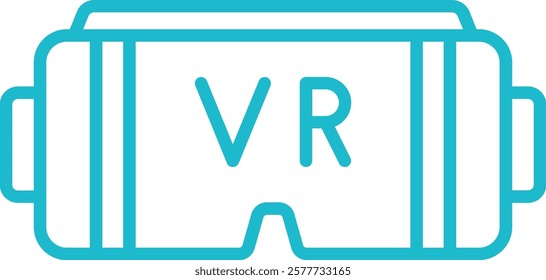 Vr Glasses vector icon. Can be used for printing, mobile and web applications.