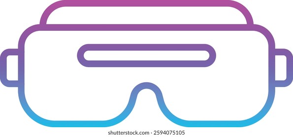 Vr Glasses vector icon. Can be used for printing, mobile and web applications.
