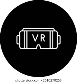 Vr Glasses vector icon. Can be used for printing, mobile and web applications.